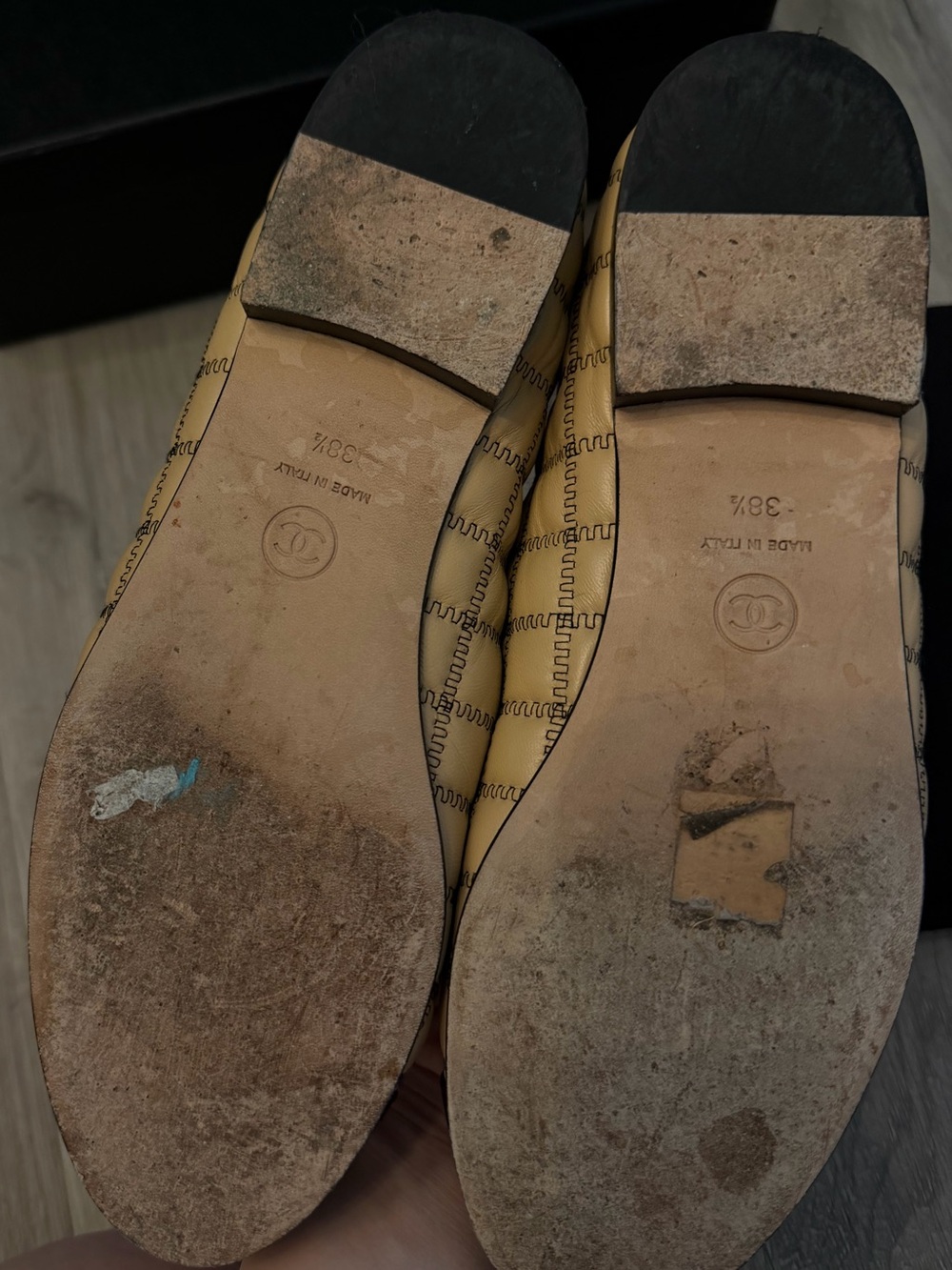 CHANEL Ballet Flat Beige & Black - Picture 4 of 6